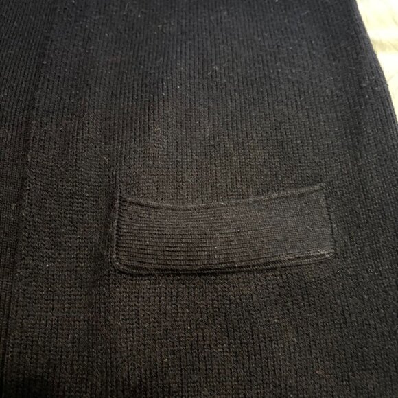 KATHY WHITE Open Black Color Cardigan with Pockets (2x) - Picture 9 of 16